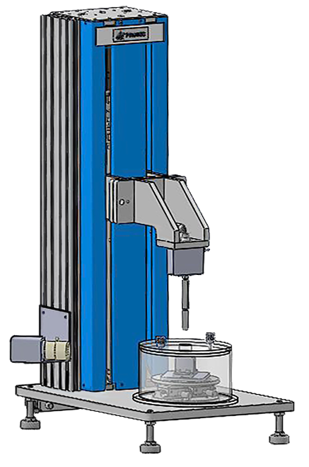 ガイドワイヤーの硬度分布測定